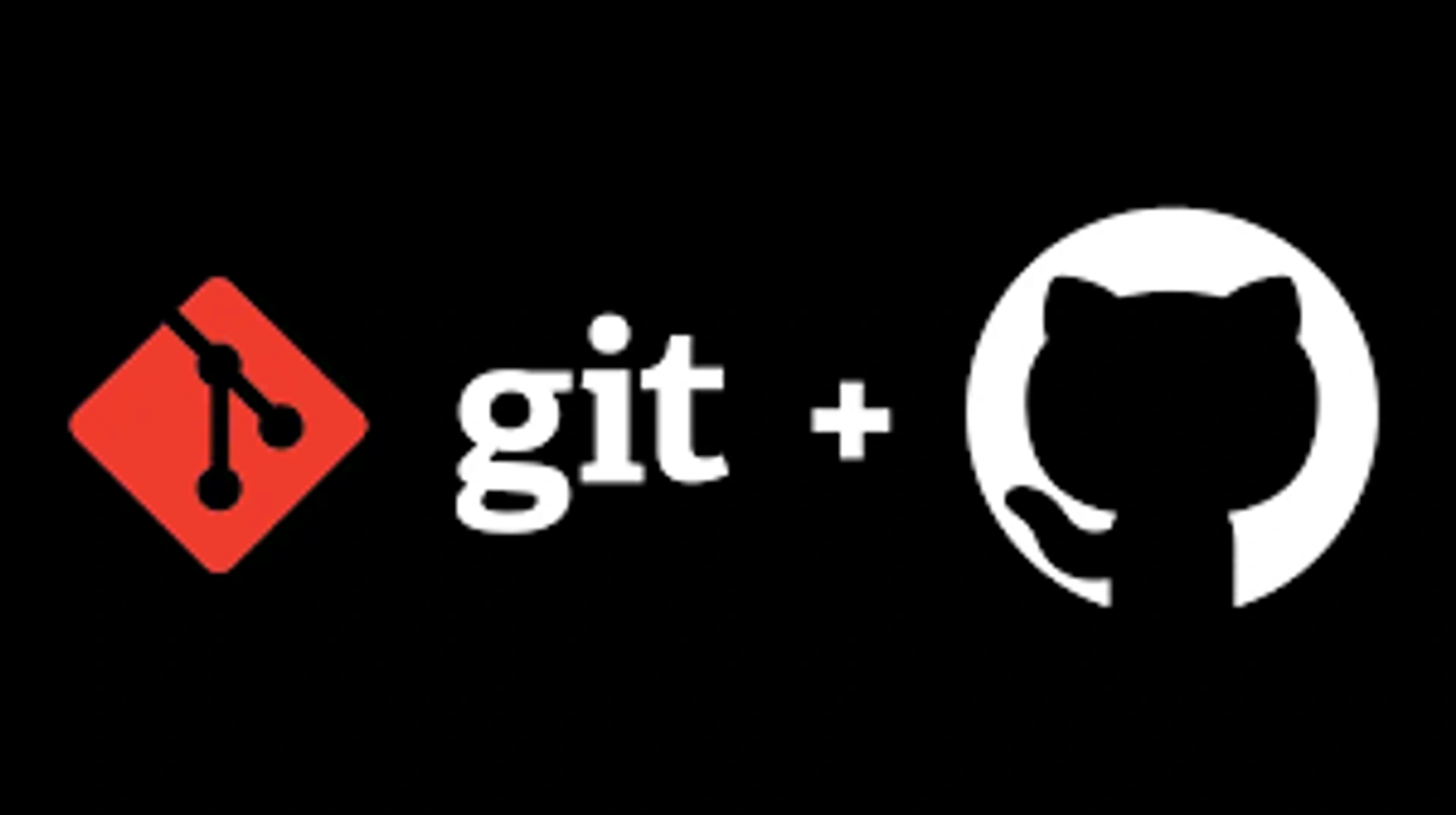 banner com logo do git e github